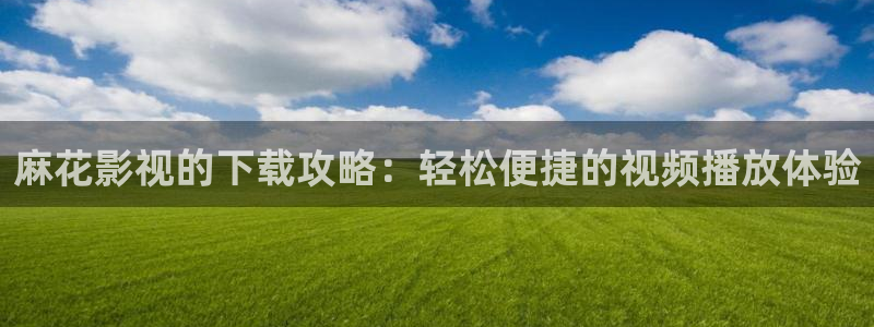 即看影视官方版：麻花影视的下载攻略：轻松便捷的视频播放体验
